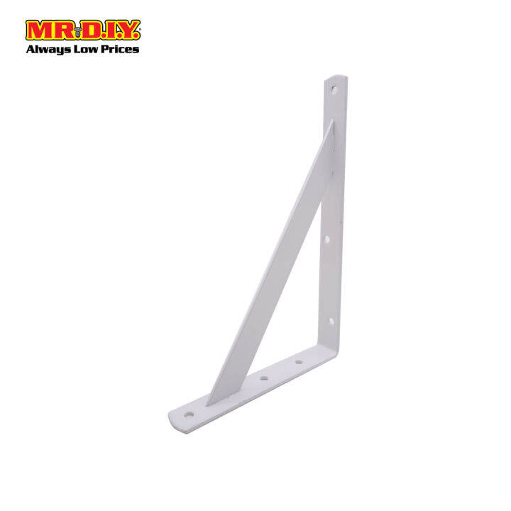 Mrdiy Heavy Duty Stainless Steel L Shaped Wall Shelf Support Bracket 30cm X 19cm Lazada 3658