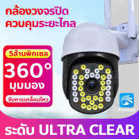 【วันนี้ส่งของ】กล้องไร้สาย outdoor Wifi 360° สีสันทั้งวัน กล้องวงจรปิด Full HD 1080P Wifi ล้านพิกเซล พร้อมโหมดกลางคืน กล้องหมุนได้​ 360 องศ