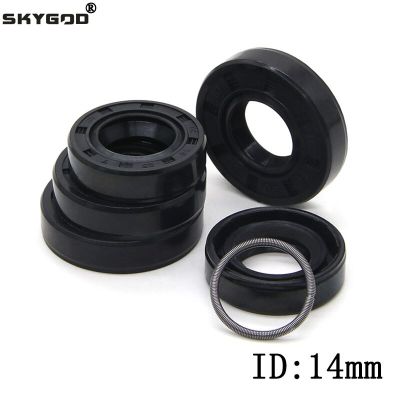 ID 14mm NBR Oil Seal TC-14*22/24/25/26/27/28/30/35*5/6/7/8/10m Nitrile Rubber Shaft Double Lip Oil Seals Gas Stove Parts Accessories