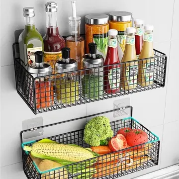 Shop Spice Rack Organizer Condiments Wall Mounted online Lazada