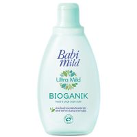 [Limited Deal] Free delivery จัดส่งฟรี Babi Mild Ultra Mild Bioganik Head and Body Baby Bath 200ml. Cash on delivery เก็บเงินปลายทาง