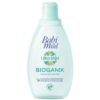 [Hot Deal] Free delivery จัดส่งฟรี Babi Mild Ultra Mild Bioganik Head and Body Baby Bath 200ml. Cash on delivery เก็บเงินปลายทาง