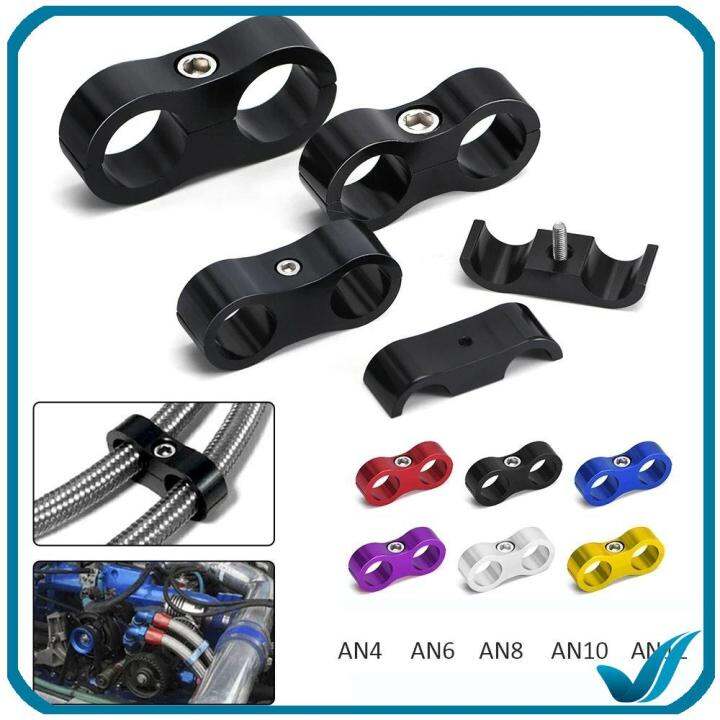 WAY2TOP Auto Kit Universal Clamp Separator AN4 AN6 AN8 Fixed Pipe Clamp