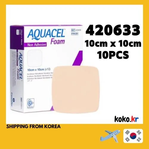 Convatec Aquacel Foam Non Adhesive Dressing 10cm x 10cm 420633 (Box