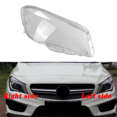 for Mercedes-Benz W117 CLA 2012-2016 Headlight Shell Lamp Shade Transparent Lens Cover Headlight Cover