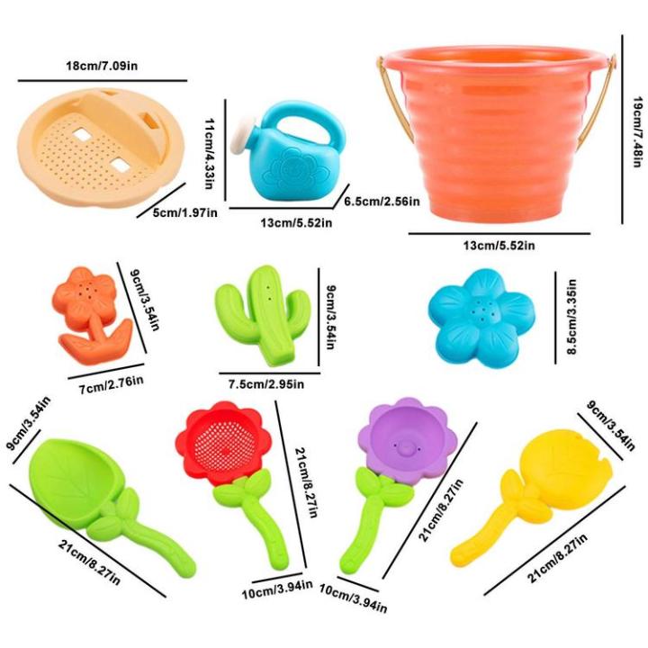 beach-sand-toys-10-pcs-cartoon-sand-toys-for-kids-summer-sand-bucket-and-shovels-set-sand-molds-sandbox-toys-travel-sand-toys-for-beach-backyard-everyone