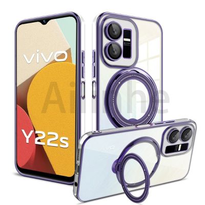 VIVO Y35 Y02S Y20i Y11 Y22 Y22S Y20S Y20 Y12S Y17ทรานสเเตอร์เคสโทรศัพท์ตัวปกป้องกล้องถ่ายรูปกันกระแทก
