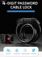 ☎┋℗ 1/2pcs Bike Password Lock Bicycle 4 Digit Combination Number Code Steel Cable Chain Lock Anti-Theft Security Safety Lock