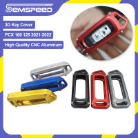 SEMSPEED สำหรับ Honda PCX160 PCX 160 125 2021 2022 2023 รถจักรยานยนต์3D Remote ปุ่มควบคุมฝาครอบ