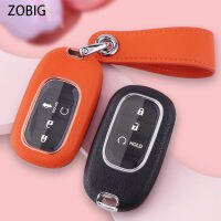 ZOBIG Key Fob ปกคลุมสำหรับ2022 2023ฮอนด้าซีวิคแอคคอร์ด HR-V CR-V กีฬา SI EX EX-L T Ouring รถอุปกรณ์เสริมกรณีการป้องกันที่สำคัญ