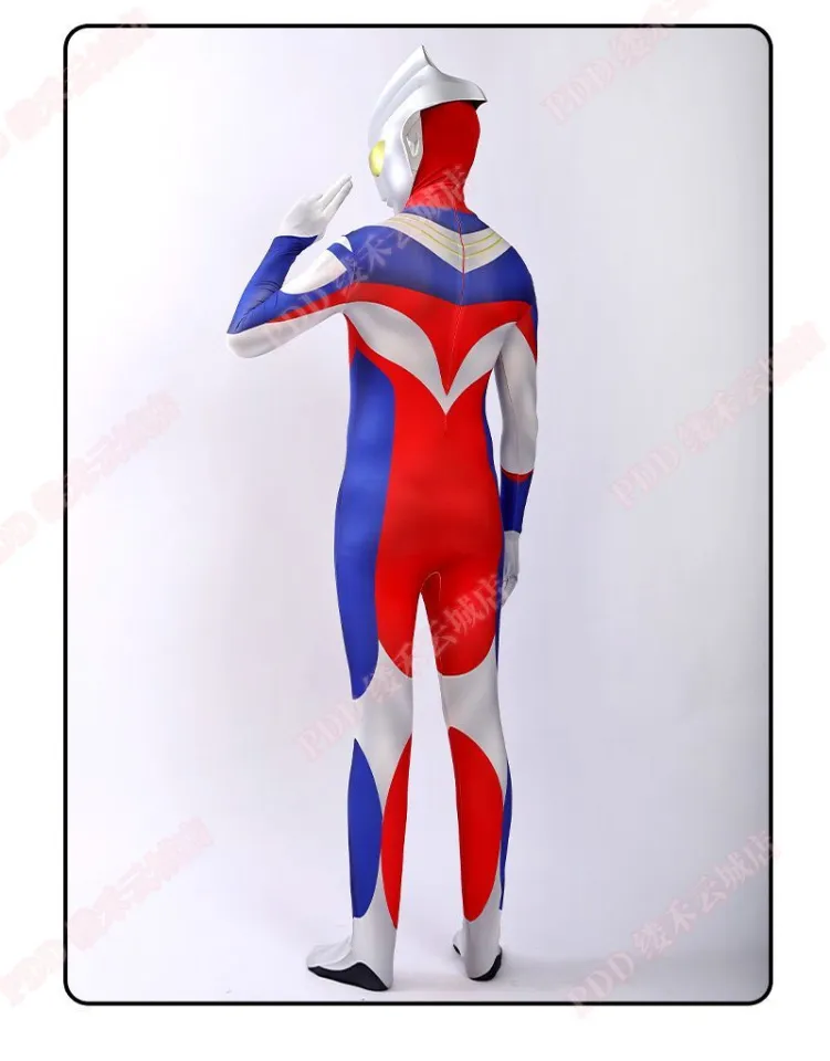 Ultraman Cosmos Corona Mode Zentai Jumpsuit Cosplay Costume