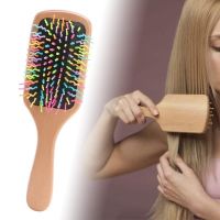 卍❏ Wooden anti-static hairdressing comb