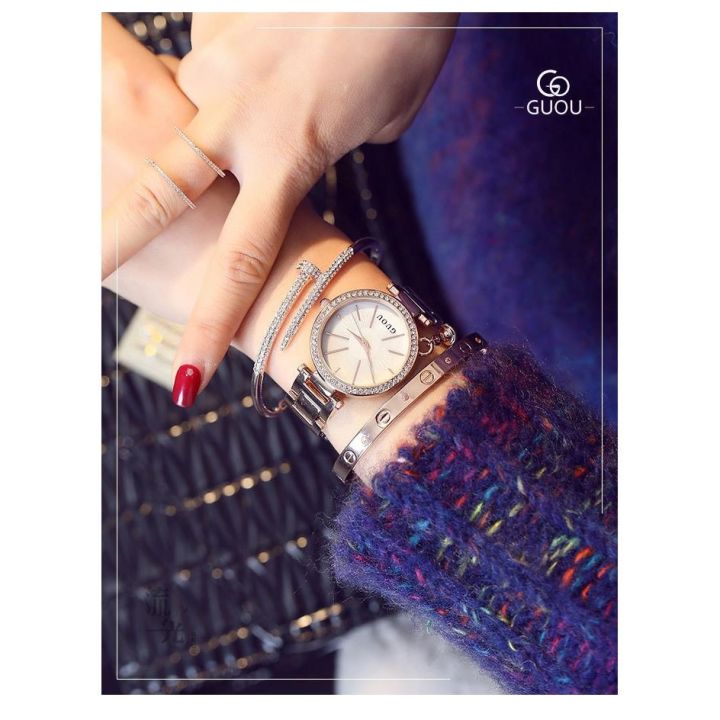 แบรนด์ชั้นนำหรูหรา-rose-gold-rhinestone-ผู้หญิงนาฬิกาแฟชั่นสร้อยข้อมือสแตนเลสสุภาพสตรีนาฬิกา-minimalist-หญิงชุดลำลองนาฬิกา
