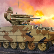 Mô hình Quân Sự Bộ kit mô hình xe chiến đấu bộ binh BMPT Ramka Obj.199 IFV
