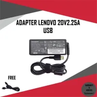 ADAPTER NOTEBOOK LENOVO 20V2.25A*USB / สายชาร์จโน๊ตบุ๊ค ลีโนโว่ + แถมสายไฟ