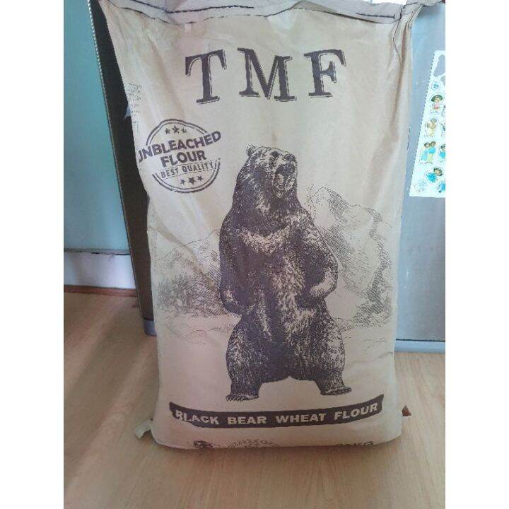 Black Bear, Taiwan High Protein Flour, 25kg / 黑熊強力粉/ Unbleached Flour