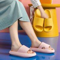 Super Soft EVA Comfy Fashion Slides Quick-drying Non-slip Home Slippers Anti-slip Thick Sole for Bathroom Shower