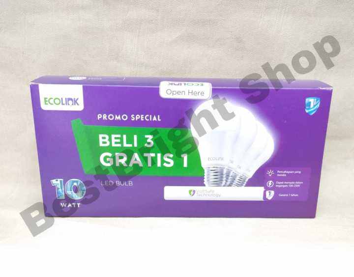 Ecolink Ledbulb Pack Multipack W W Watt Watt Beli Gratis