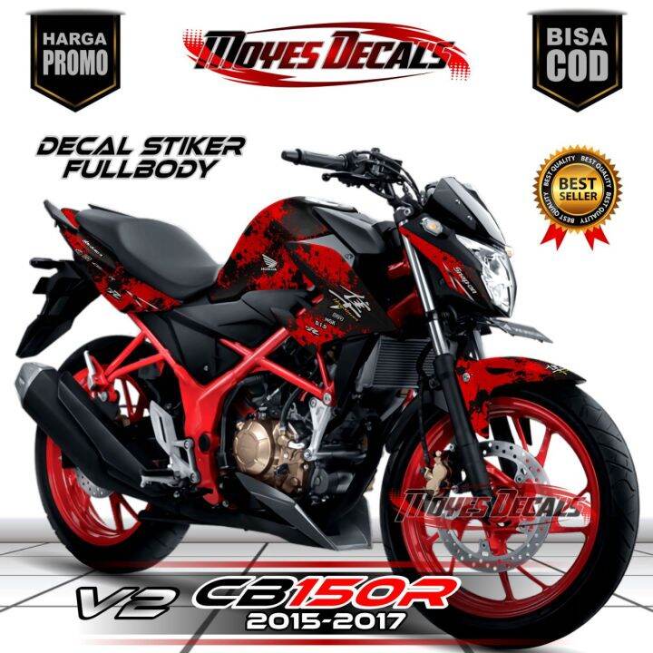 Bisa Cod Bayar Di Tempat Dcal Stiker Cb150r V2 Motif Hayabusa Stiker Motor Honda Cb 150r V2