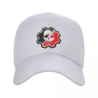 Cool Classic Gear Wars Skeleton Skull Trucker Hat Women Men Custom Adjustable Unisex Baseball Cap Hip Hop