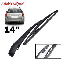 Wiper 14" Rear Wiper Blade &amp; Arm Set For Subaru Outback MK3 BL BP 2005 - 2009 Windshield Windscreen Tailgate Window