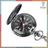 ล็อคเก็ตนาฬิกาควอตว์ สีดำ คลาสสิก เรียบ พร้อมสาย ดีไซด์วินเทจ รุ่น: Pocket Watch มีฝาพับเปิดปิดได้ Sาคาต่อชิ้น (เฉพาะตัวที่ระบุว่าจัดเซทถึงขายเป็นชุด)