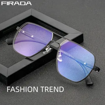 1pc Men's Fashionable Retro Metal Double Beam Square Sunglasses