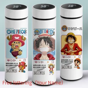 560ML Anime Sports Water Cup Plastic One Piece Luffy Large