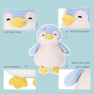 Plush Toy Miniso Penguin Doll Cushion Pillow Soft Staffed Animal Kids For Doll