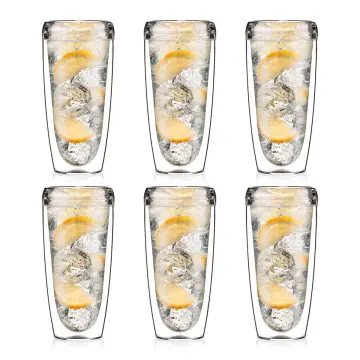 Bodum Pavina Outdoor 6 Pcs Double Wall Tumbler, 0.35L, 12oz Transparent