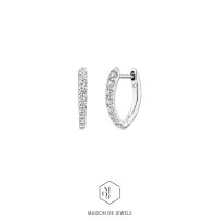 Maison de Jewels - Mini Marque Hoop Earring ต่างหูเงินแท้ ต่างหูห่วง ต่างหูใส่ทุกวัน