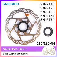 SHIMANO จานเบรคโรเตอร์ SM RT10 RT26 RT30 RT54 RT56 RT64 CENTER LOCK ชุดสำหรับจักรยานเสือภูเขา Disc XT SLX DEORE MTB จักรยาน