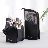 1 Piece Cosmetic Bag Clear Zipper Cosmetic Bag Travel Cosmetic Brush Holder Organizer Multifunctional Portable Cosmetic Bag