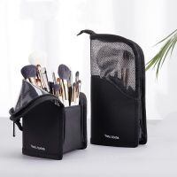 【cw】1 Pc Stand Cosmetic Bag for Women Clear Zipper Makeup Bag Travel Female Makeup Brush Holder Organizer Toiletry Baghot