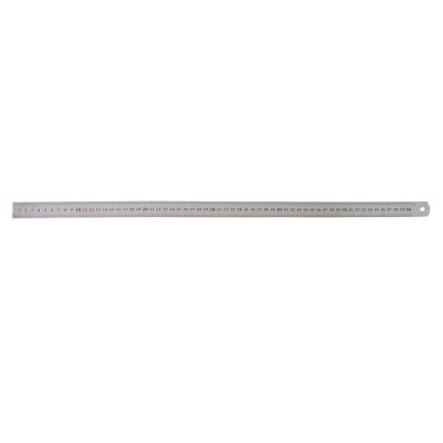 Stainless Steel Double Side Measuring Straight Edge Ruler 60cm Silver
