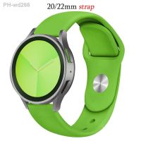 Silicone strap For Samsung Galaxy watch 4/5/5 pro/Classic/Active 2/Gear S3 frontier 20mm 22mm bracelet Huawei GT 2/2e/3 pro band