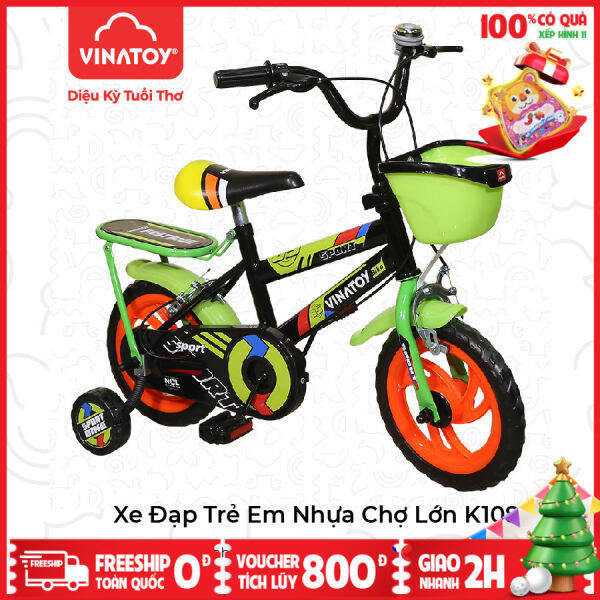 Xe đạp trẻ em Nhựa Chợ Lớn K108 Dành Cho Bé Từ 2 – 4 Tuổi