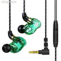 ✴☍  QKZ SK7 Earbud High Fidelity Metal Bass Dynamic MIC In-ear Wired Earphone Wired Headset for Outdoor