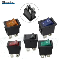 5pcs illuminated rocker switch4 pinswith lampON-OFF