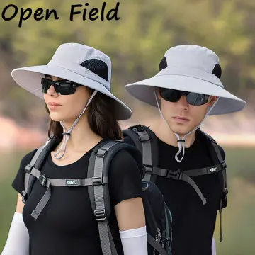 Men UV Protection Travel Portable For Fishing Sun Hat Wide Brim