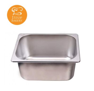 Stainless Steel Service Pan GN 1/2x150mm.Dim 325x265x150mm /ถาดสแตนเลส