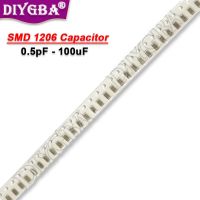 100PCS 1206 SMD Chip Multilayer Ceramic Capacitor 0.5pF - 100uF 10pF 100pF 1nF 10nF 15nF 100nF 0.1uF 1uF 2.2uF 4.7uF 10uF 47uF