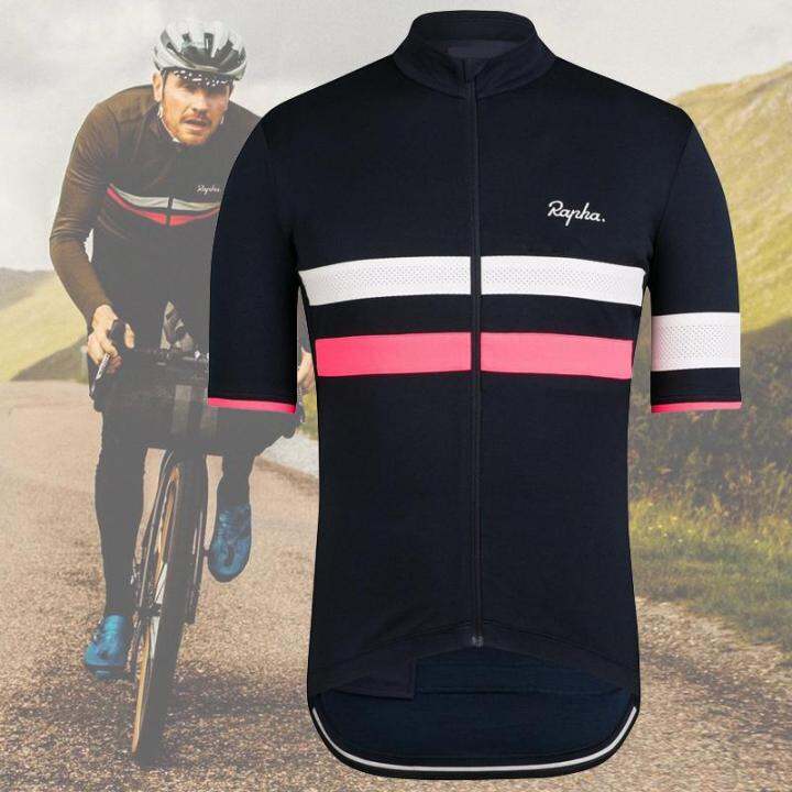 เสื้อปั่นจักรยาน-rapha-pro-สำหรับผู้ชาย-เสื้อเจอร์ซีย์สำหรับปั่นจักรยานเสือภูเขาแขนสั้นสำหรับขี่จักรยานเสือภูเขาเสื้อเจอร์ซี่สำหรับขี่จักรยานวิบากแห้งเร็วปี2021