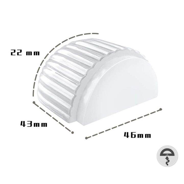 self-adhesive-door-stopper-transparent-rubber-door-buffer-floor-stop-wall-protection-punch-free-round-acrylic-mute-door-stop-decorative-door-stops