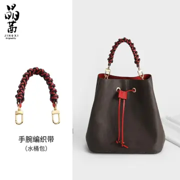 HAVREDELUXE Bag Handle For LV Bucket Bag Portable Shoulder Belt Accessories  Bag Strap Handle Bag Straps Woven Short Handle