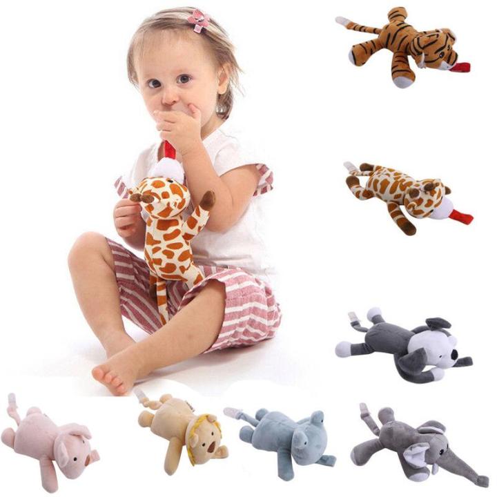 baby-girl-boy-dummy-pacifier-chain-clip-animal-soft-toys-plush-holders