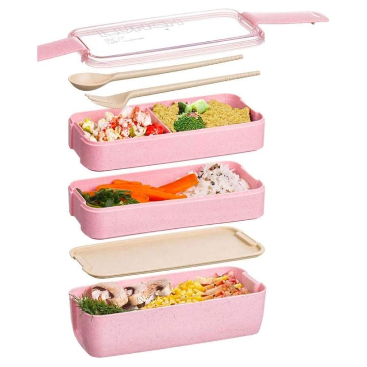 japanese-lunch-box-bento-box-3-in-1-compartment-wheat-straw-eco-friendly-bento-lunch-box-meal-prep-containers