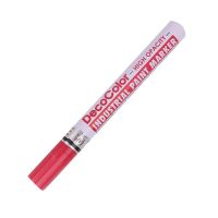 SuperSales - X1 ชิ้น - ปากกาเพ้นท์ ระดับพรีเมี่ยม 6 มม. รุ่น 728 สีแดง ส่งไว อย่ารอช้า -[ร้าน Thananpaphuk Shop จำหน่าย กล่องกระดาษ ราคาถูก ]