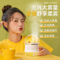 ={}+—— Trendy Moe Humidifier Desktop Office สเปรย์เล็กของขวัญสาวมินิใช้ในบ้านห้องนอนเงียบ usb ไฟกลางคืน