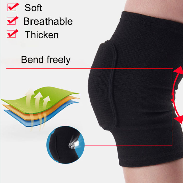 dance-thickened-sponge-elastic-breathable-sports-compression-knee